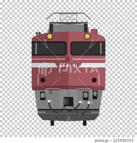 EF81型電力機車正面圖【EF81 81】 125956355