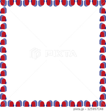 Colorful empty frame. Vector frame for text. Modern Art baby shower graphic element Colorful empty frame. Vector frame for text. Modern Art baby shower graphic element 125957148