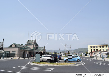 群馬県 新桐生駅前の街並み 群馬県 新桐生駅前の街並み 125958049