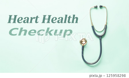 Medical professional holding stethoscope near heart, representing cardiac health screening and preventive medical care for overall wellness 125958298