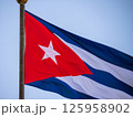 CUBA flag closeup 125958902