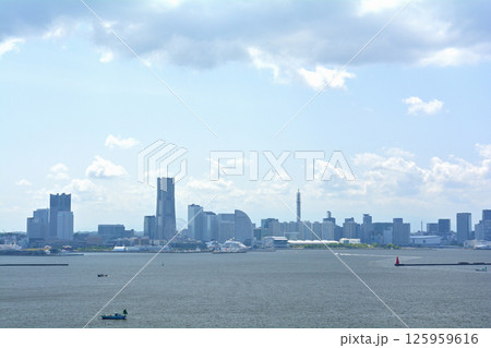 横浜・ベイブリッジからの風景 横浜・ベイブリッジからの風景 125959616