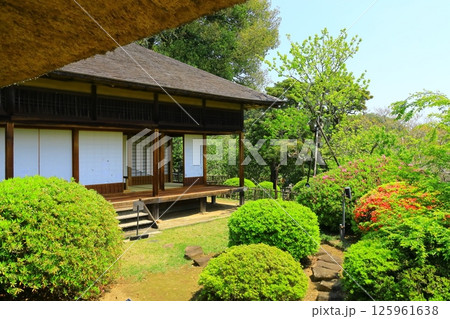 茨城県 水戸偕楽園 好文亭(楽寿楼からの眺望) 茨城県 水戸偕楽園 好文亭(楽寿楼からの眺望) 125961638