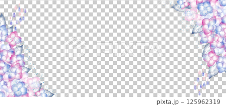 紫陽花　雫（横長）1 125962319