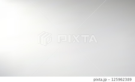 White gradient studio illustration. Elegant wall with smooth gradient. 125962389