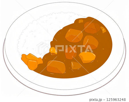 カレーライス 125963248