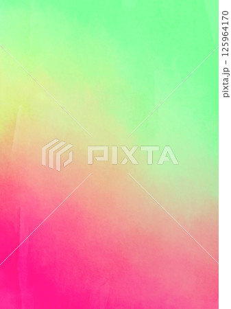 ウォーターメロンのような鮮やかな色合いの透過水彩テクスチャ背景 ウォーターメロンのような鮮やかな色合いの透過水彩テクスチャ背景 125964170