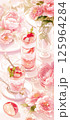 大人かわいい薔薇と果物のイラストの待ち受け1 125964284