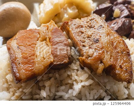 Stewed pork and rice Stewed pork and rice 125964406