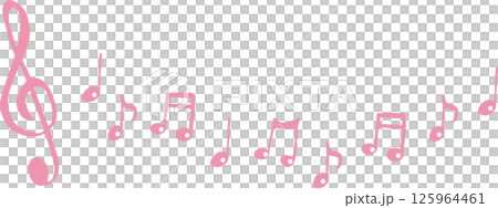 音符　メロディ　アイコンセット 125964461