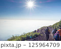 富士登山　下山 125964709