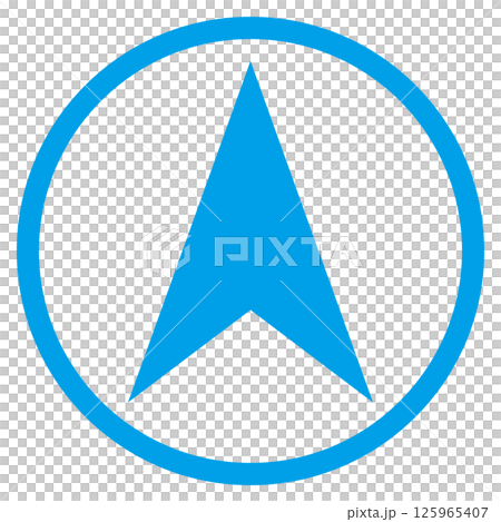 簡單的羅盤標記圖示圖像插圖素材淺藍色 簡單的羅盤標記圖示圖像插圖素材淺藍色 125965407