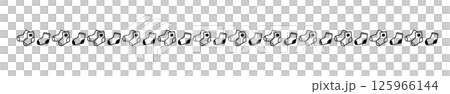 Simple hand-drawn cute baby socks decorative border Simple hand-drawn cute baby socks decorative border 125966144
