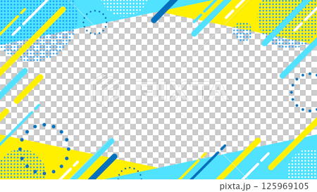 傳單、網頁和視訊背景的抽象幾何框架材料,16:9尺寸,淺藍色,黃色 傳單、網頁和視訊背景的抽象幾何框架材料,16:9尺寸,淺藍色,黃色 125969105