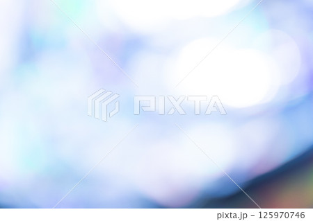 ブルー系キラキラ背景素材　(写真素材) 125970746