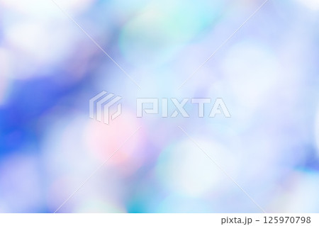 ブルー系キラキラ背景素材　(写真素材) 125970798