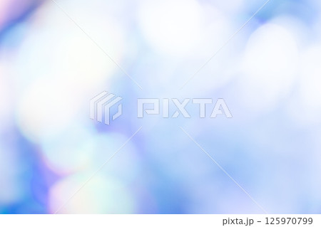 ブルー系キラキラ背景素材　(写真素材) 125970799