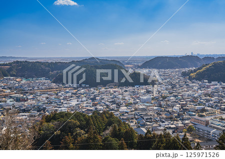 浜松市の光明寺の山村広場展望台から見た街並み(静岡県) 浜松市の光明寺の山村広場展望台から見た街並み(静岡県) 125971526
