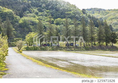 宮城県刈田郡蔵王町の向山グラウンド(宮運動広場) 宮城県刈田郡蔵王町の向山グラウンド(宮運動広場) 125971826