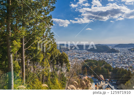 浜松市の光明寺の山村広場展望台から見た街並み(静岡県) 125971910