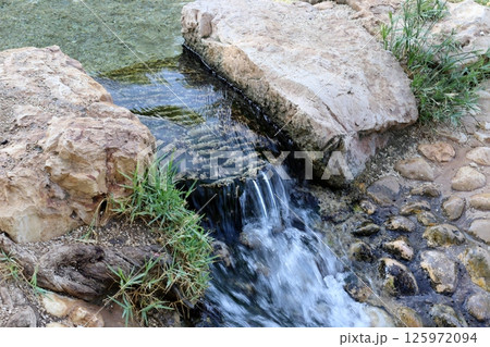 The Yarkon River flows through the center of Tel Aviv. The Yarkon River flows through the center of Tel Aviv. 125972094