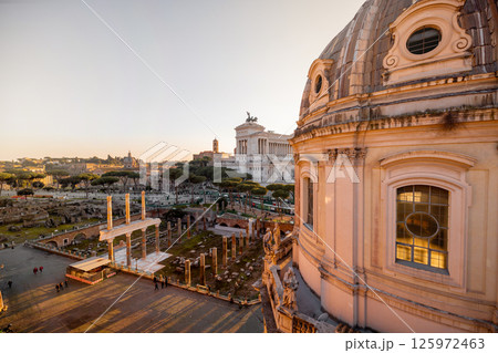 Golden Hour Over Roman Ruins Golden Hour Over Roman Ruins 125972463
