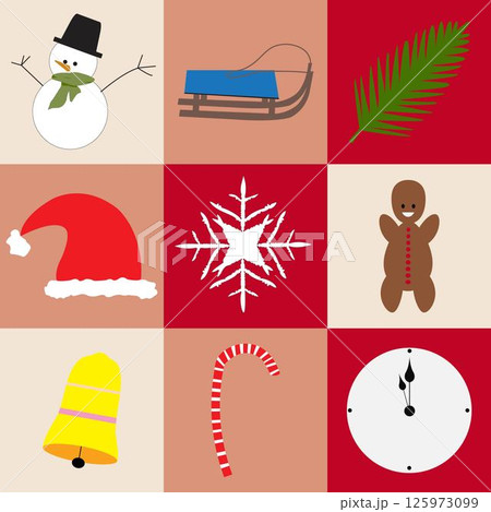 Christmas icon vector image 125973099