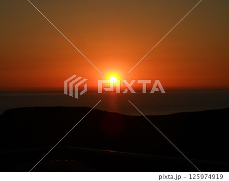 Island Sardinia. Beautiful sunset in the south of Sardinia. Island Sardinia. Beautiful sunset in the south of Sardinia. 125974919