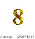 Golden number 8. Numbers for design 125974942