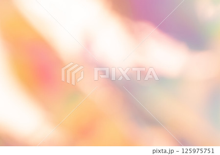 オレンジカラー系キラキラ背景素材　(写真素材) 125975751