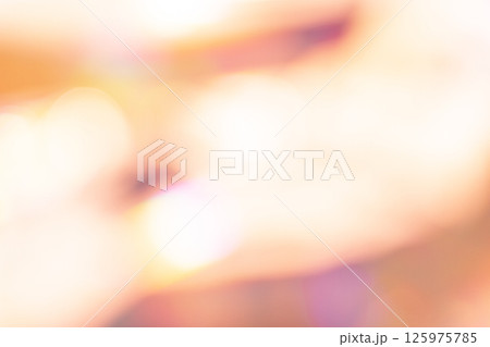 オレンジカラー系キラキラ背景素材　(写真素材) 125975785