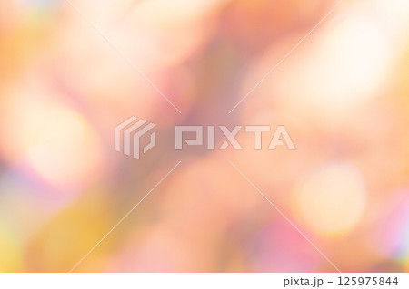 オレンジカラー系キラキラ背景素材 (写真素材) オレンジカラー系キラキラ背景素材 (写真素材) 125975844