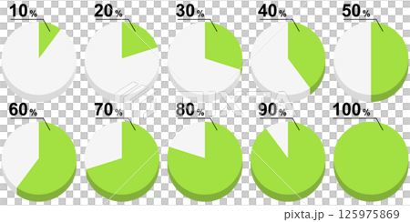 簡單的圓形圖 125975869