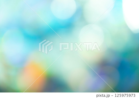 グリーンカラー系キラキラ背景素材　(写真素材) 125975973