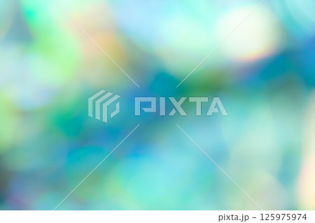 グリーンカラー系キラキラ背景素材　(写真素材) 125975974
