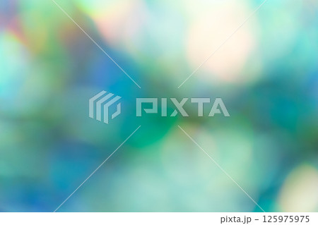 グリーンカラー系キラキラ背景素材　(写真素材) 125975975
