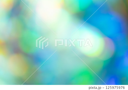 グリーンカラー系キラキラ背景素材　(写真素材) 125975976