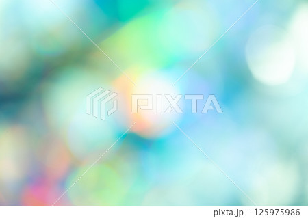 グリーンカラー系キラキラ背景素材　(写真素材) 125975986