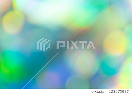 グリーンカラー系キラキラ背景素材　(写真素材) 125975987