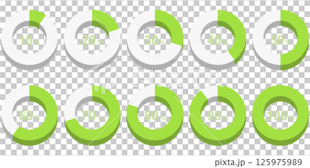 Simple pie chart Simple pie chart 125975989