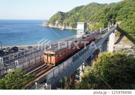 JR西日本 山陰本線 余部橋梁（旧余部鉄橋） キハ40系 125976090