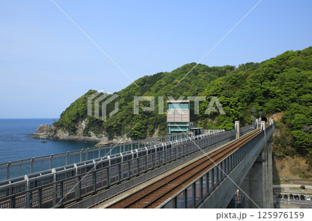 兵庫県香美町 余部鉄橋空の駅 兵庫県香美町 余部鉄橋空の駅 125976159