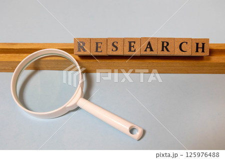 文字ブロック RESEARCH 文字ブロック RESEARCH 125976488