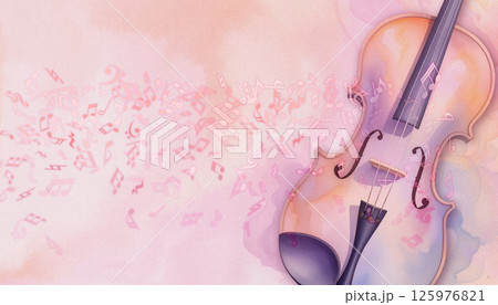 バイオリンのある暮らし 125976821