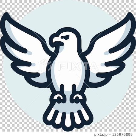 Cool eagle icon 125976899