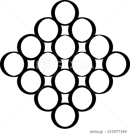 Geometric shape 125977384
