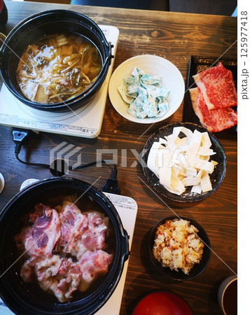 四万温泉のおっ切り込みうどん 125977418
