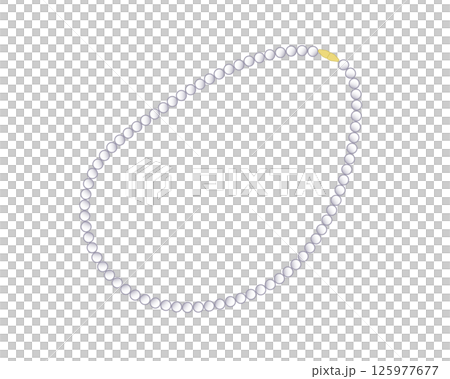 珍珠項鍊 125977677