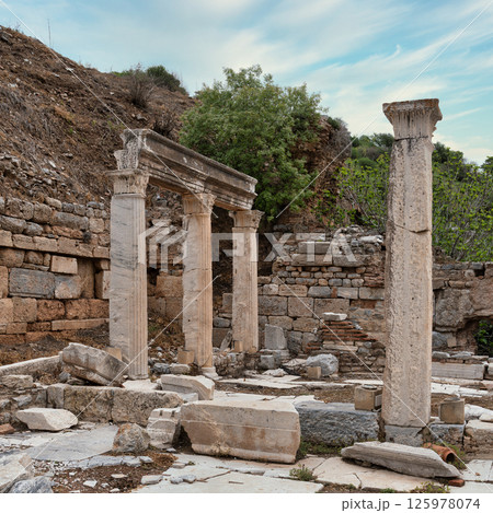 Ruins of The Basilica STOA, Selcuk, Izmir Province, Turkey Ruins of The Basilica STOA, Selcuk, Izmir Province, Turkey 125978074