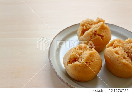 きなこ蒸しパン きなこ蒸しパン 125978789